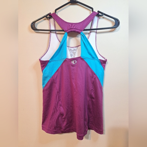 Pearl Izumi Women's Infinity Sport Tank Top Small Built-in Bra plum teal - Picture 4 of 8